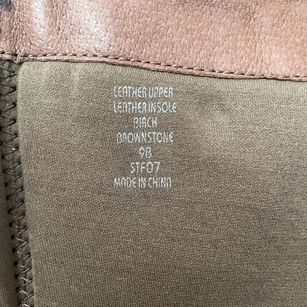 Kalso Earth Birch Boots, 14 in tall, Brownstone Suede, Leather Details, Ladies 9